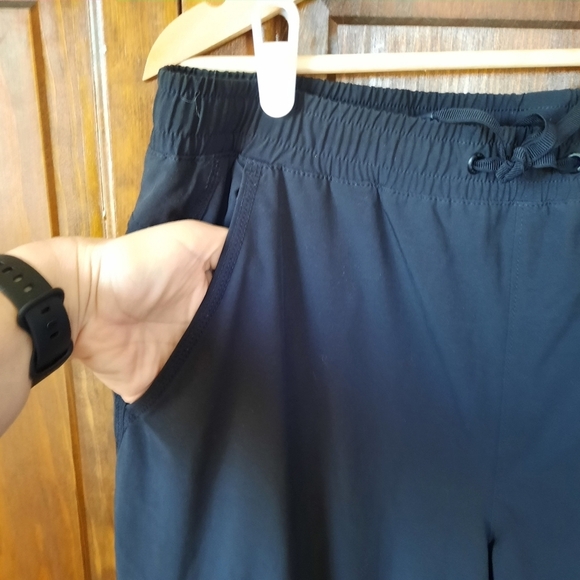 Eddie Bauer Black Pull-on Drawstring Fleece Lined Track Pants With Pockets - Picture 5 of 16